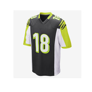 เสื้ออเมริกันฟุตบอลแบบใหม่ สวมใส่สบาย แห้งเร็ว ผลิตจากโพลีเอสเตอร์ 100% ชุดกีฬา เสื้ออเมริกันฟุตบอลสำหรับผู้ชาย - Product Image 6