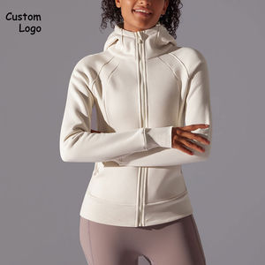 Sudadera con Capucha de Manga Larga para Mujer EMAS SPORTS, Cierre Completo, Ajustada, de Forro Polar, para Invierno, con Bolsillo, Cortavientos y Transpirable - Product Image 1