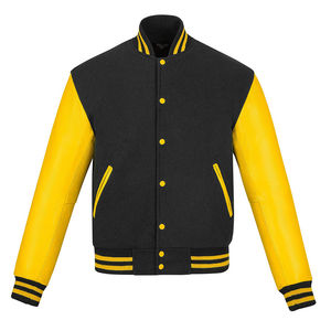 Dernière conception de la veste universitaire universitaire pour les hommes Veste de baseball Streetwear à la mode avec impression de logo et service de marque privée - Product Image 1