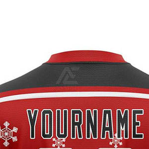 Ropa Deportiva Personalizada Sublimada, Jersey de Hockey sobre Hielo con Bordado en Sarga, Logotipo OEM 2025 Aceptado - Product Image 5