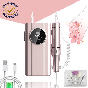 Lima de uñas eléctrica recargable, taladro de uñas profesional Efile para uñas acrílicas, herramienta de manicura y pedicura portátil inalámbrica - Product Image 1