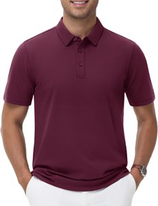 T-shirt personnalisé OEM coupe régulière polo de golf à manches courtes en coton uni vierge t-shirt polo - Product Image 2