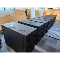 Altavoz de rock para exteriores de alta potencia de 3200 vatios VS218 sub con Line arrays pa altavoces dual 18 pulgadas pa subwoofer caja de sonido en China