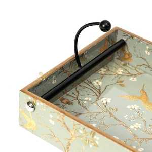 Handmade <b>Waterproof</b> Wood <b>Pen</b> Holder and Napkin Holder for Wedding Decoration & Gift - Product Image 3