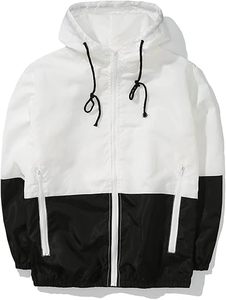 Chaqueta Cortavientos Deportiva Personalizada para Hombre, Estilo Urbano, Cierre Frontal, Bloques de Color, Ribete Elástico, 100% Nailon - Product Image 4