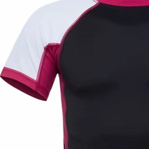 Custom Made Your Own Design <b>MMA</b> <b>Rash</b> <b>Guard</b> Sets with UPF50 Protection Breathable Fabric Short Sleeve Martial Arts Wear - Product Image 3