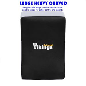 แผ่นรองแขนโค้งสำหรับต่อยมวย2ชิ้นเหมาะสำหรับเทควันโด, มวย, MMA, ฟิตเนส, มวยไทย, การฝึกต่อสู้ - Product Image 2