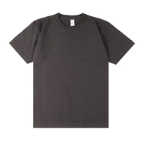 Camiseta de Manga Corta para Hombre de Alta Calidad, 240g, Transpirable, 100% Algodón, Cuello Redondo, Color Sólido de Verano, Color y Logotipo Personalizables