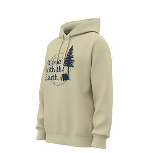 Sweat à capuche épais en laine/nylon pour homme, fabriqué au Pakistan, style streetwear hiver, survêtement, impression en relief, polaire - Product Image 1