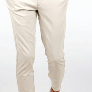 Pantalones deportivos con logotipo estampado bordado personalizado, pantalones de tenis elásticos de cuatro vías de poliéster, pantalones transpirables para correr de Golf para hombre - Product Image 6