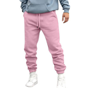 Pantalon de jogging pour homme, streetwear décontracté, imperméable, anti-boulochage, poids moyen, logo personnalisé, coupe ajustée, polyester lavé - Product Image 6