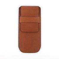 Montre indienne en cuir véritable étui à roulettes sac de couverture de boîtier de montre de voyage de luxe personnalisé hommes et femmes sac de couverture de montre de voyage