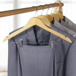 Bestseller Low MOQ Ready to Ship Percha Carbide Centre Kleeberg Wood Metal Hooks Suit <b>Clothes</b> <b>Wooden</b> <b>Hanger</b> made in India - Product Image 6