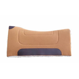 Tapis de selle en feutre de laine de haute qualité à motif papillon, avec épaisseurs de 18 mm et 25 mm, en cuir huilé moyen, pour le barrel racing - Product Image 5