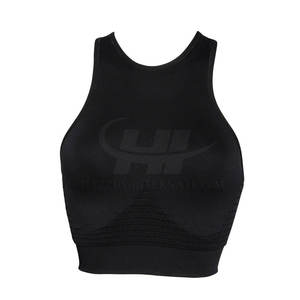 Sujetador Deportivo de Punto Transpirable sin Costuras, Material Suave y Amigable con la Piel, Sin Varillas, Copa Completa, Perfecto para Yoga, Fitness y Entrenamientos en Casa - Product Image 4