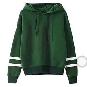 เสื้อสวมหัวสีพื้นสำหรับผู้หญิงเสื้อสเวตเตอร์มีฮู้ดแนวสตรีทวอล์คเกอร์ใส่ฤดูใบไม้ร่วงฤดูหนาว - Product Image 6