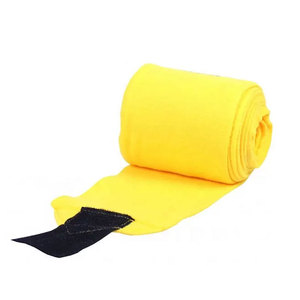 Protège-genoux de protection Premium pour les mains et les jambes en polaire jaune sur mesure de haute qualité pour l'équitation - Product Image 1