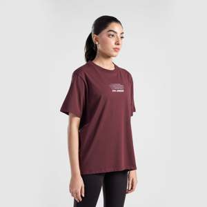 เสื้อยืด GA Unstoppable Jersey สีมารูน ผ้าฝ้าย 100% สำหรับออกกำลังกาย - Product Image 3