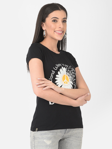 Vente en gros 100% coton t-shirt pour femmes manches courtes personnalisé plaine filles vêtements Style décontracté lavable conception durable vente en gros - Product Image 5