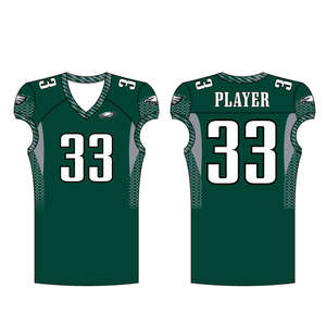 Großhandel Benutzerdefinierte Logo American Football Team Trikots Personalisierter Allover-Sublimationsdruck Atmungsaktive Eigenschaften - Product Image 3