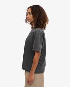 2025 nouveauté à manches courtes plaine femmes T-shirt 100% coton Streetwear OEM à manches courtes haut fournisseur t-shirts - Product Image 3