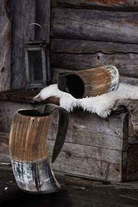 Taza de cuerno de búfalo de diseño clásico hecha a mano para té, café y agua, decoración del hogar a rayas para regalos de negocios, estilo religioso - Product Image 5