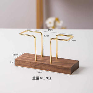 ที่ใส่กระดาษทิชชู่และผ้าเช็ดปากที่ทำจากไม้สุดสร้างสรรค์สำหรับร้านกาแฟโรงแรมร้านอาหาร - Product Image 4