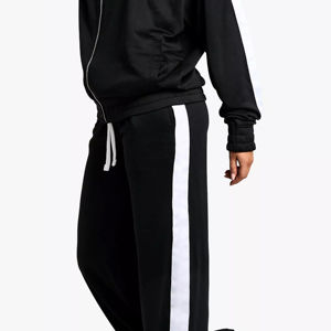 Pantalones de chándal informales de alta calidad para mujer, ropa de calle con Bolsillos y logotipo personalizado, pantalones de chándal para mujer de diseño liso para exteriores - Product Image 5