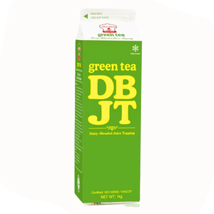 Envío listo Deliciosa crema HALAL no láctea OEM Panadería Lácteos Mezcla de jugo Topping Crema de té verde 1KG Venta al por mayor Buen precio - Product Image 1