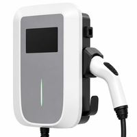 Borne de recharge murale AC 7kW pour véhicules électriques, chargeur lent avec démarrage par code QR, pour voitures BYD