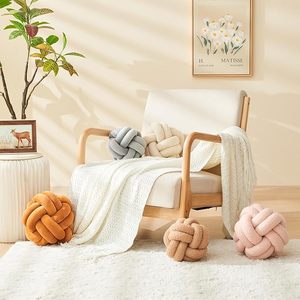 Modern Art Deco Metal Ball Sphere Knot Polyester Cotton Decorative Enhances <b>Table</b> <b>Desk</b> for Living Room Bedroom Office Home Decor - Product Image 5