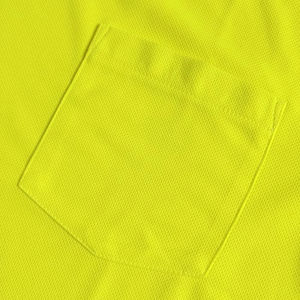 Custom High Visibility Reflective Safety T-Shirt Long Sleeves Men's Construction <b>Work</b> ANSI CLASS 1 <b>Waterproof</b> with Pocket - Product Image 4