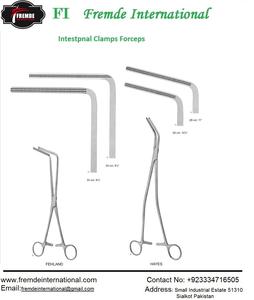 Fórceps de abrazadera intestinal Fehland y fórceps de abrazadera intestinal Hayes Certificado CE e ISO - Product Image 2