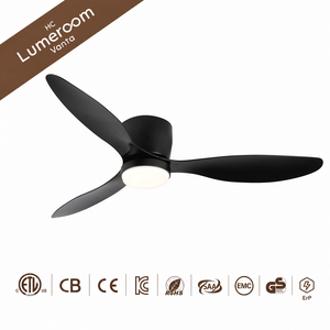 52 Inch Smart Ceiling <b>Fan</b> with Light and Remote, Flush Mount Low Profile WiFi Alexa APP <b>Control</b> DC Motor <b>Fan</b> - Product Image 6