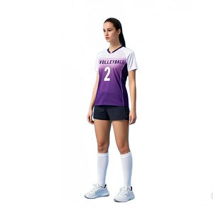 Maillot et short de volley-ball pour femmes, prêt à l'emploi, tissu flexible, confort athlétique, durable - Product Image 5