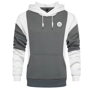 2025 último diseño Invierno 2 tonos Color personalizado impreso hombres 100% algodón polar al aire libre sudaderas con bolsillos canguro ajuste Regular - Product Image 5
