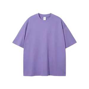 2025 Offre Spéciale personnalisé conçu coton recadrée T-Shirts pour hommes à manches courtes Vintage uni graphique grande taille 100% coton - Product Image 5