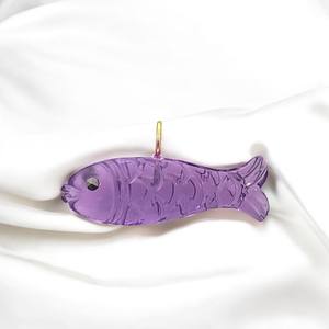 Poisson sculpté à la main 5mm boucle plaqué or 925 argent breloque pierre précieuse 21x11mm poisson sculpture pendentif en vrac gros breloques fournisseurs - Product Image 3