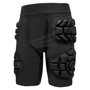 Pantalones cortos acolchados de hockey sobre hielo 100% poliéster deportes WearTop calidad pantalones cortos acolchados de hockey sobre hielo para la venta - Product Image 2