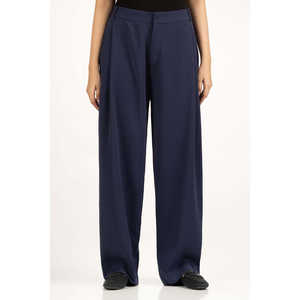 Pantalones de Pierna Ancha de Cintura Alta, Estilo Casual, Corte Regular, WM-TRC-WS25-301, Tela Crepé Antiarrugas - Product Image 5