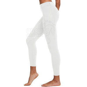 Culottes d'équitation unisexes en polyester extensible de qualité supérieure (Full Chaps & Jodhpur) pour la compétition – En stock - Product Image 1