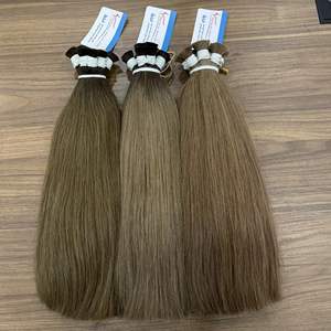 Expédition dans le monde entier couleurs personnalisables extensions de cheveux humains en vrac vietnamiens prix de gros de l'usine du Vietnam - Product Image 1