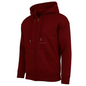 Sudadera con Capucha Personalizada de Estilo Urbano para Hombre, 100% Algodón, Forro de Sherpa, Cierre Completo, Chaqueta de Invierno Gruesa para Hombre - Product Image 2