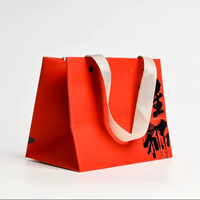 Bolsas de Regalo de Papel Pequeñas con Asas, Personalizadas, de Lujo, Coloridas, con Logotipo Impreso y Cinta