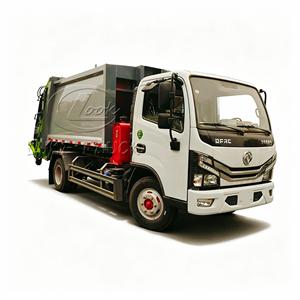 Camion à benne basculante Dongfeng à bras articulé, compacteur mobile de déchets, camion de collecte de déchets avec compacteur séparé, directement de l'usine - Product Image 1