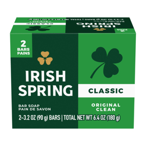 Savon Irish Spring Original Clean 104,8g Savon en barre Irish Spring pour hommes, Original Clean, parfumé - Product Image 1