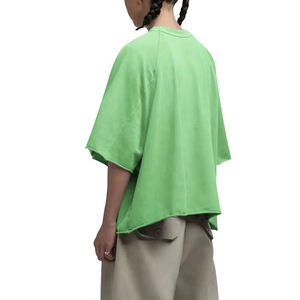 Ropa de calle personalizada de gran tamaño hombro caído peso pesado 100% algodón camiseta Fabricación de lujo Boxy recortada camiseta hombres - Product Image 4