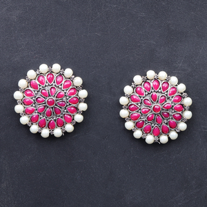 Pendientes de Perlas Rojas Design4 - Product Image 2