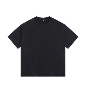 Camiseta de mujer 260g 100% algodón Camiseta Premium Wash Logotipo personalizable - Product Image 1