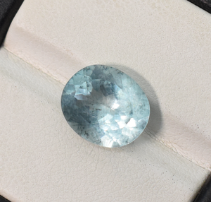 Piedra preciosa ovalada de Aguamarina natural, piedra natal de abril, piedra preciosa suelta, piedra preciosa calibrada, anillo de piedra de corte ovalado facetado, piedra preciosa - Product Image 4
